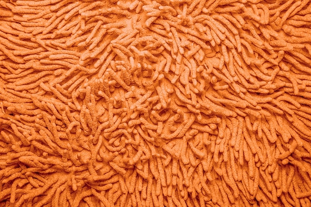 Textuur van absorberende katoenen stof. Zachte tapijt textuur achtergrond