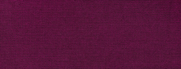 Textuur van donkere wijn kleur achtergrond van textiel met rieten patroon Structuur van paarse vintage stof