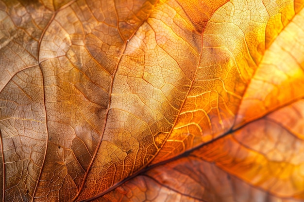 Textuur van droge bladeren en natuurlijke achtergrond Oppervlak van bruin bladmateriaal
