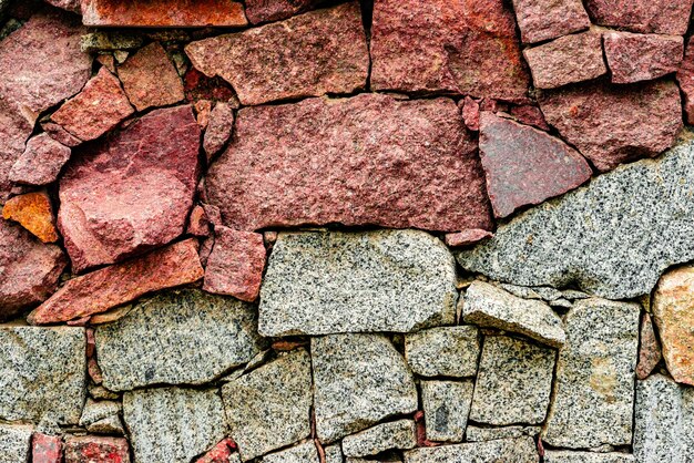 Foto textuur van een bakstenen muur met scheuren en krassen die als achtergrond kunnen worden gebruikt