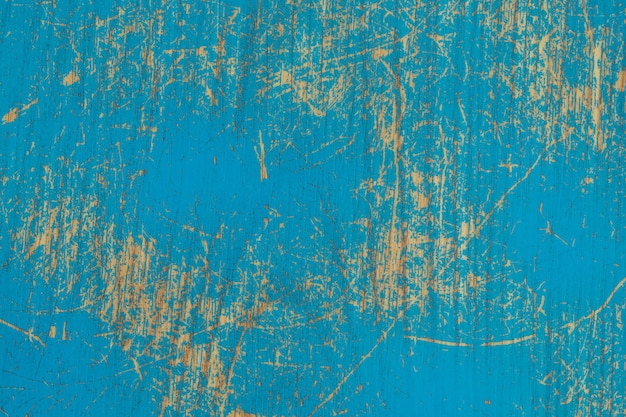 Textuur van een houten geschilderd blauw oppervlak