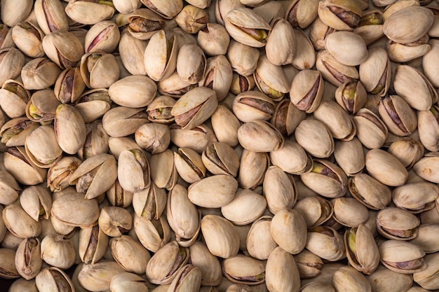 Textuur van gezouten pistachenoten Snack