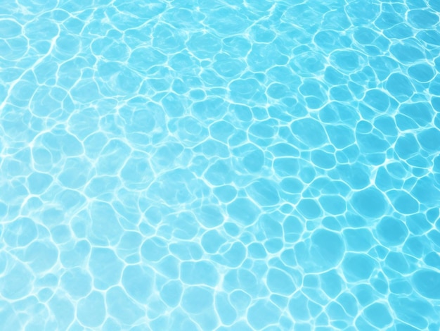 Textuur van het wateroppervlak Bovenaanzicht helder zwembad