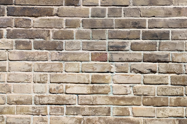 Textuur van oude bakstenen muur