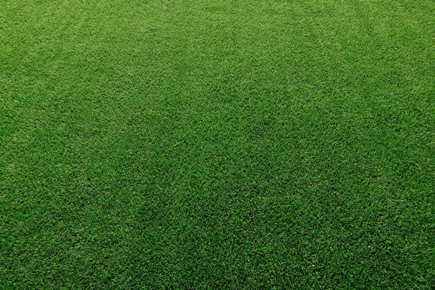 Foto textuur van perfect groen gazon op het voetbalveld