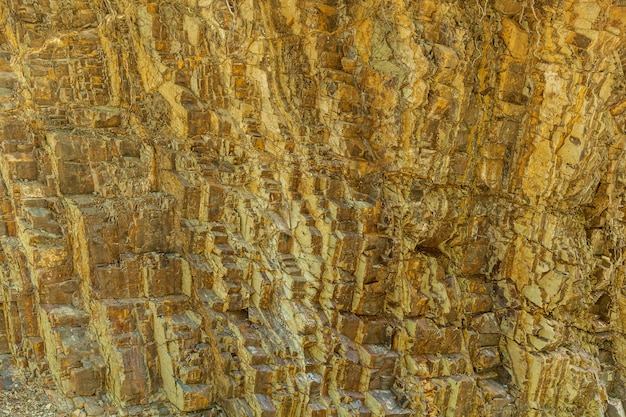 Textuur van stenen van verschillende bergrassen, het is door de natuur gemaakt