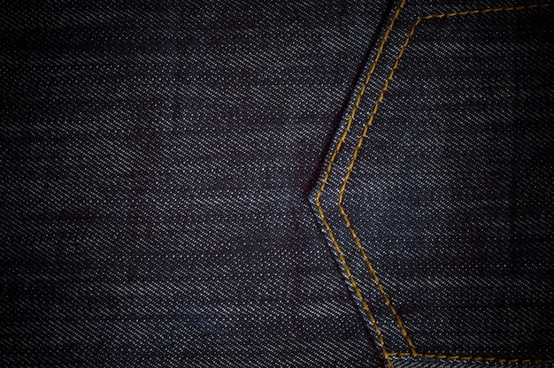 Textuur van uitstekende blauwe denimjeans Verwerkt met Snapseed