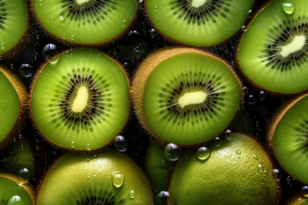 Textuur van vers kiwifruit