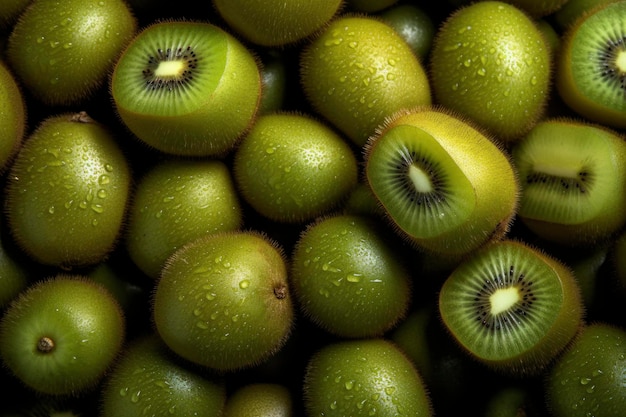 Textuur van vers kiwifruit