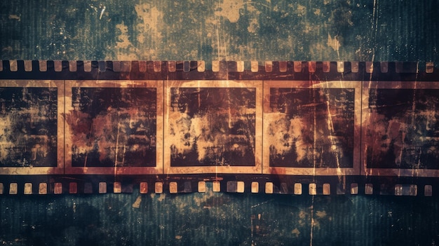 Textuur van vintage filmstrips