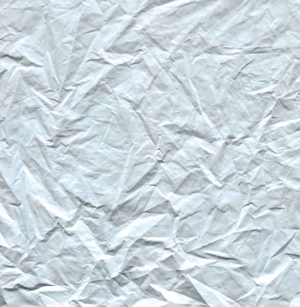 Textuur van witte verfrommeld polyethyleen achtergrond