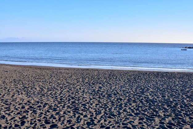 Foto textuur zandduinwoestijn op het eiland gran canaria, spanje