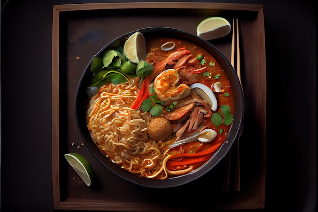 Thai Ba Mee Kiew food