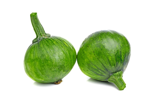 Thai Baby Pumpkin on white surface