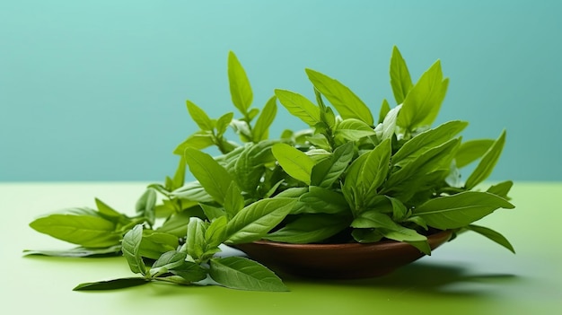 Thai basil fragrant green herb