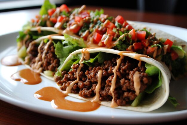 Thai Basil Tofu Tacos with Peanut Sauce Vegan