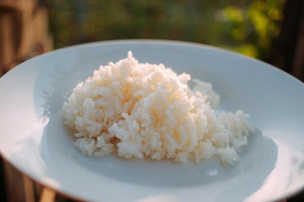 Photo thai cooked rice