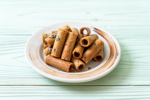 Thai crispy coconut roll