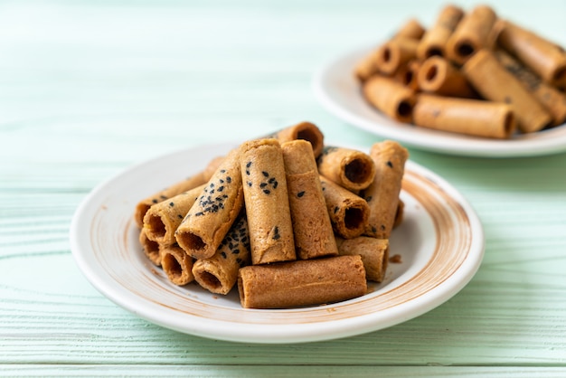 Thai crispy coconut roll