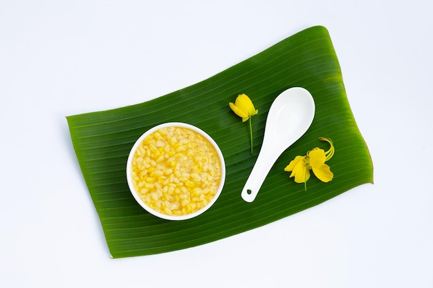 Thai dessert Sweet mung bean porridge