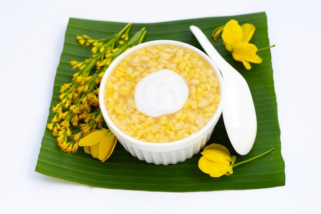 Thai dessert Sweet mung bean porridge