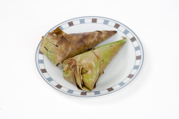 Thai dessert on a white plate