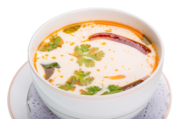 Thai famous soup Thom Yam