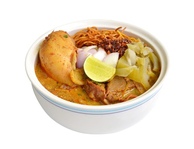 Thai food curry noodleskhao soi