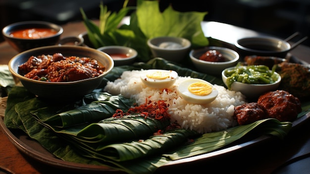 사진 태국 음식 태국의 전형적인 요리
