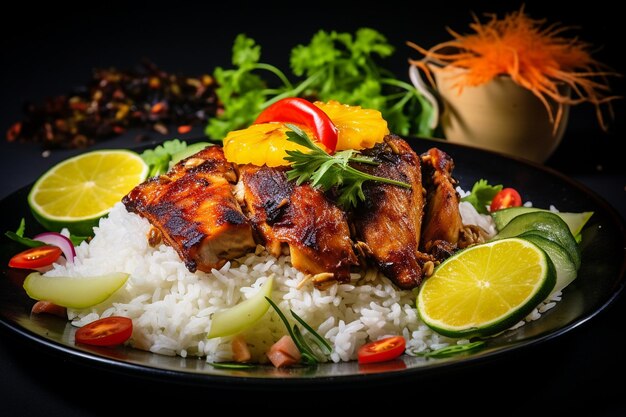 Thai Grilled Chicken with Rice