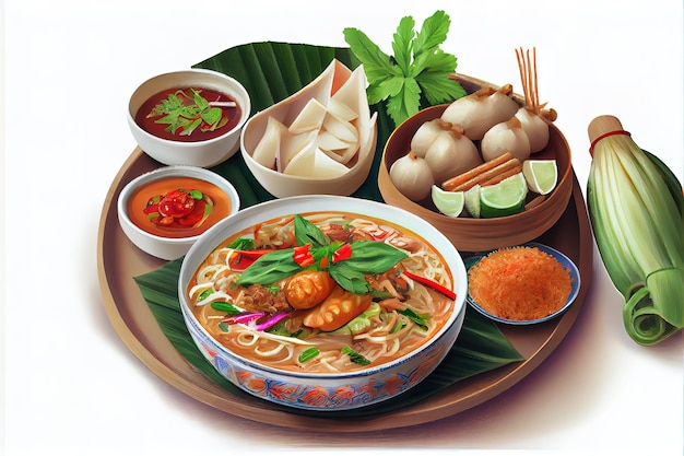 Photo thai jok food