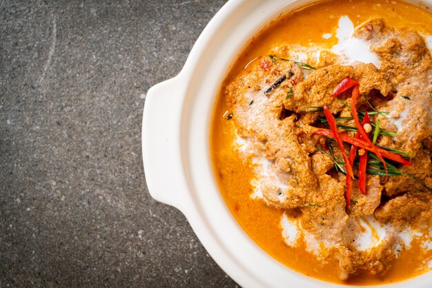 Thai Meal Kit panang curry met varkensvlees - Thais eten