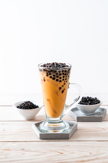 Thai Milk Tea with Bubbles