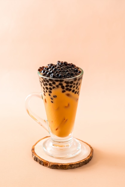 Thai Milk Tea with Bubbles