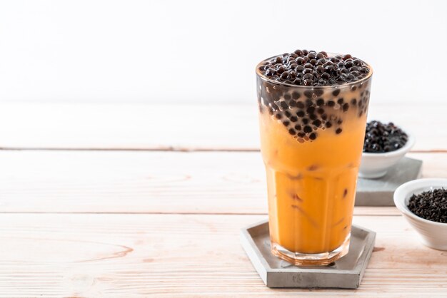 Thai Milk Tea with Bubbles