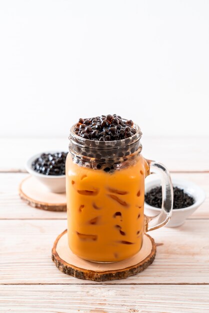 Thai Milk Tea with Bubbles