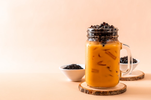 Thai Milk Tea with Bubbles