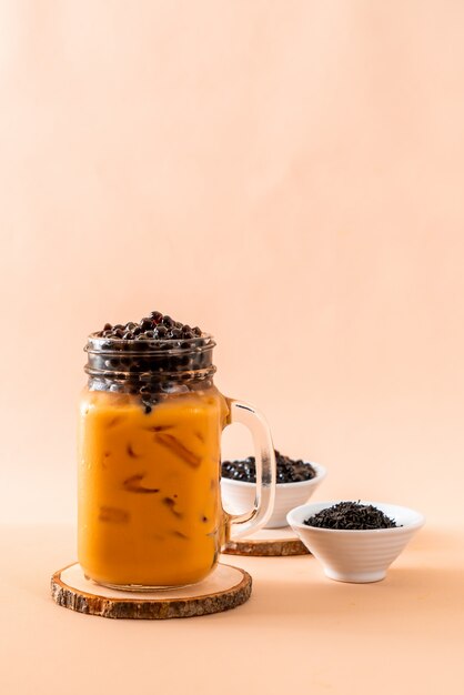 Thai Milk Tea with Bubbles