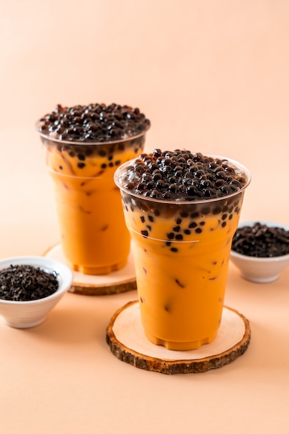 Thai Milk Tea with Bubbles