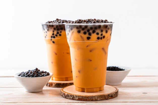 Thai Milk Tea with Bubbles