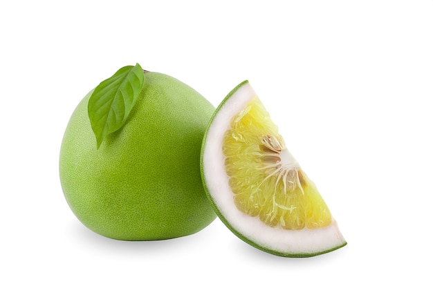 thai pomelo isolated.