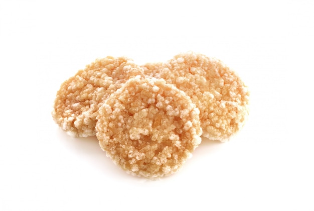 Thai Rice Cracker isolated