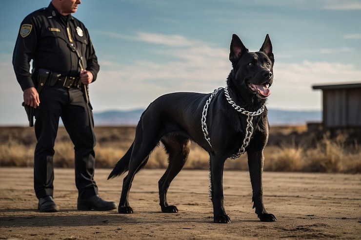 Photo 秋の公園のタイのリッジバック犬 クローズアップポートレート