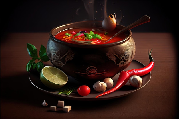 Thai Tom Yum food