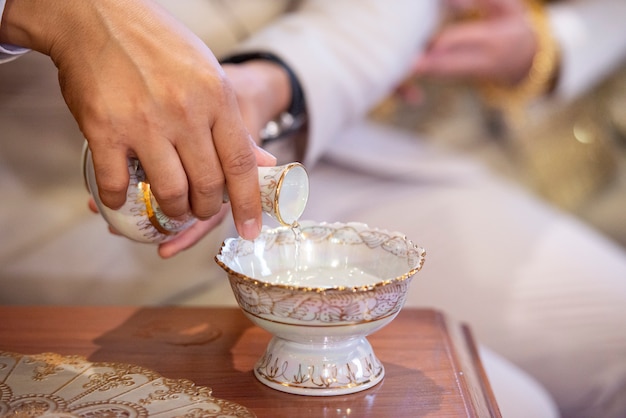 Thai traditional  wedding decorations 