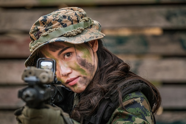 Thailand Army rangers tijdens de militaire operatie