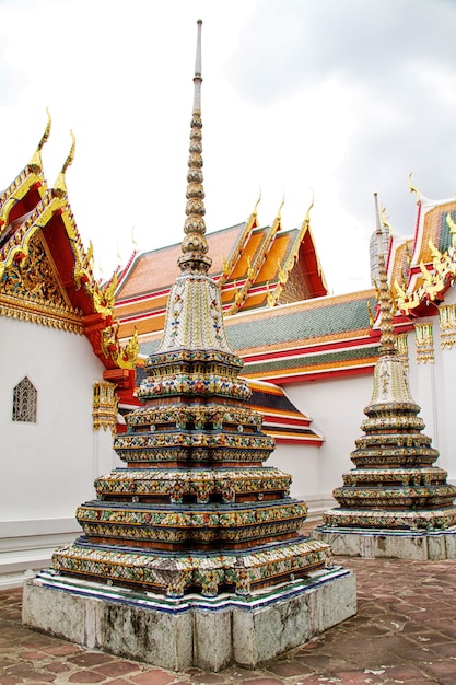 Thailand Bangkok Wat Arun tempel detail