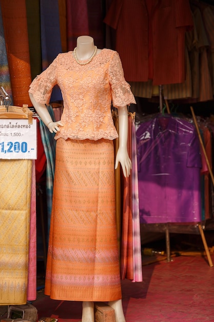 Thailand clothing sold in the market