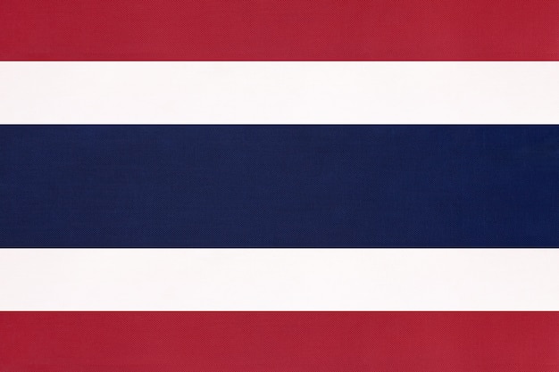 Thailand national fabric flag