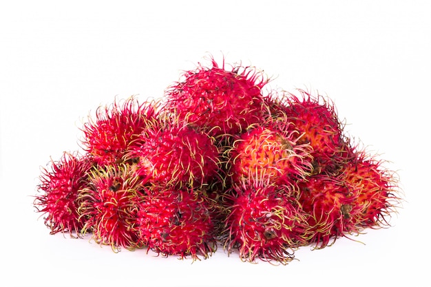 Foto frutta del rambutan della tailandia